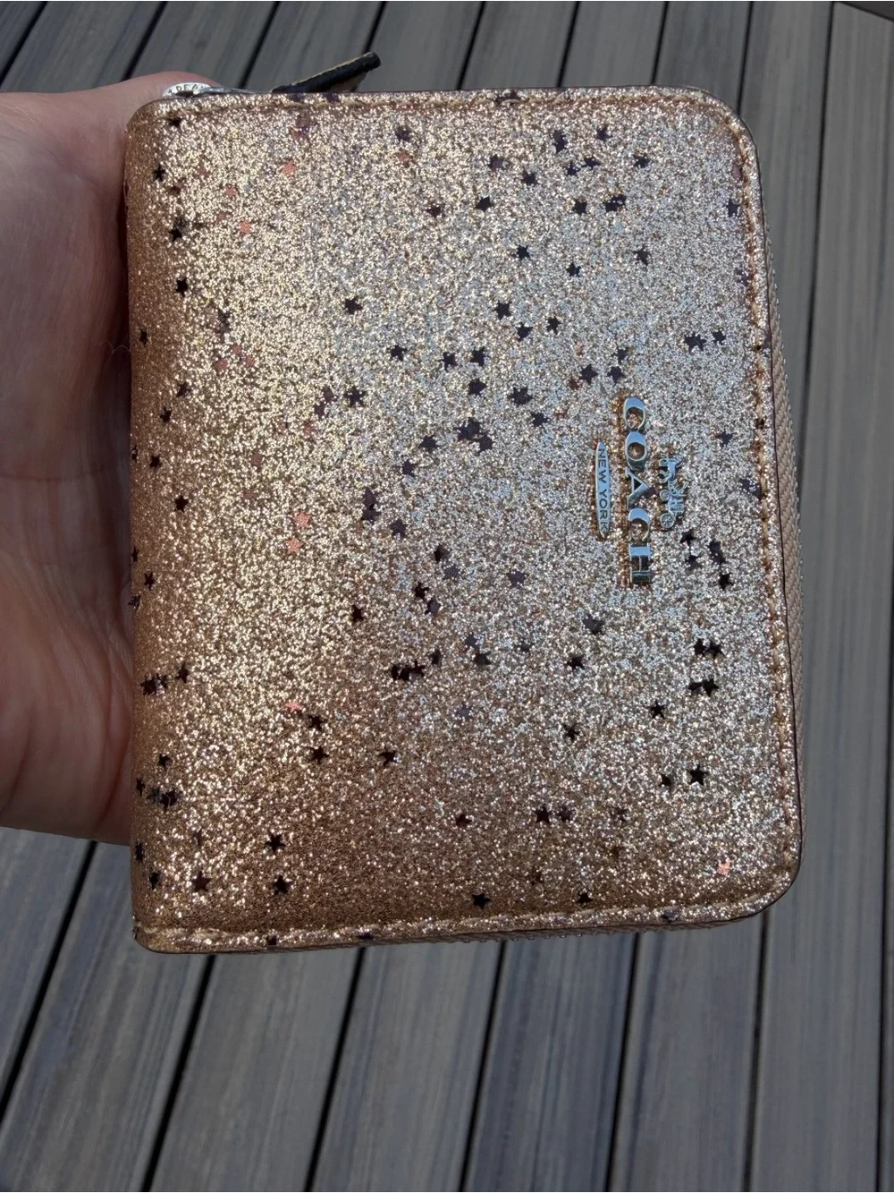 Coach star glitter